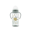 Sipper with soft spout with two handles 350 ml. Iceberg GREEN